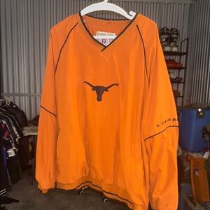 Orange Longhorn Pullover